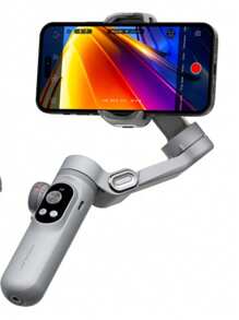 Pro Gimbal With AI Tracker Gimbal Stabilzier Portable Handheld Gimbal Stabilizer Foldable Selfie Vlog Auto-Follow Rotation Auto Face Tracking Smart 3 Axis Gimbal For All Phones Compatible With Iphone Android Phone Mobile Phone ,Camera Intelligent Follow Camera Phone Holder, 360 ° Rotation Suitable For Summer Vaction, Travel Holiday, Live Streaming,Vlog,Family Gatherings,For Handheld Selfie,Outdoor Activities, Interviews - Dark Grey - View 5