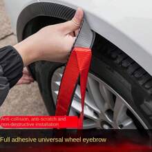 1pc Matte PVC Wheel Arch Guard, Scratch And Collision Protective Strip, Front Collision Protective Strip, Car Scratch Protector, Car Protective Sticker