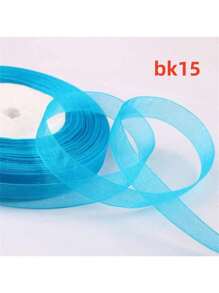 50 码/包,1.2 厘米宽彩色头带丝带,工艺圣诞面料蕾丝丝带,礼品包装绳,万圣节,万圣节装饰情人节 - 彩色 - 查看 30