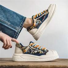 Men's New Thick-Soled Sneakers, Elevated Chunky Sneakers, Low-Top Outdoor Sports Shoes, Fashion Casual Non-Slip & Wear-Resistant, Lace-Up Comfortable Lightweight Versatile Sneakers