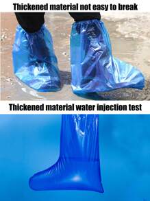 Waterproof Disposable Shoe Covers Protect Your Shoes From Water, Mud And Dirt - Great For Indoor And Outdoor Use (Easy To Put On And Take Off) - Multicolor - View 4