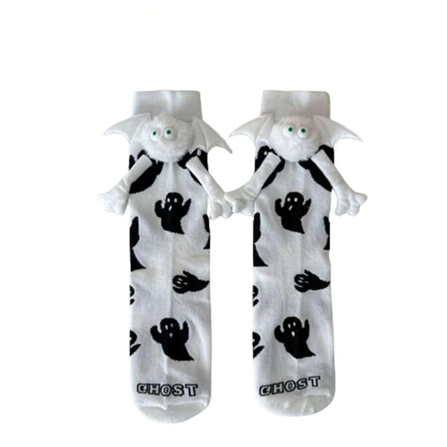 Calcetín de murcielago All Saints - Negro/Blanco - Talla única - Blanco - Ver 1