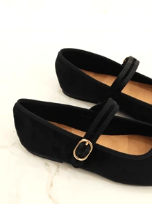 REVREAL Mary Jane Ballet Flats - Black - View 4
