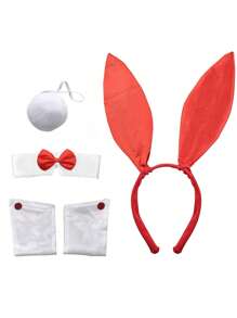 D EXCEED 4PCS Women's Dress Up Accessories Makeup Ball Rabbit Ears Headband Nightclub Cute And Sexy Rabbit Headwear Halloween Brazil Carnival Dress Up Headwear Gift Prom - Multicolor - View 15