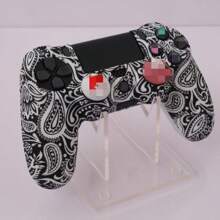 1 pieza Funda para control de PS4, diseño impreso por transferencia de agua, antipolvo, antideslizante, antirrayas, regalo perfecto