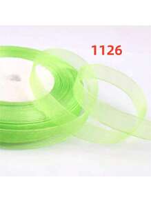 50 码/包,1.2 厘米宽彩色头带丝带,工艺圣诞面料蕾丝丝带,礼品包装绳,万圣节,万圣节装饰情人节 - 彩色 - 查看 16