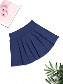 3pcs Women Sports Mini Skirt, Casual High Waist Exercise Leggings, Running Pocket Skort - Multicolor - View 6