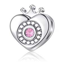 1 件时尚优雅情人节爱情吊坠女士 DIY 手链项链朋友礼物 - 彩色 - 查看 5