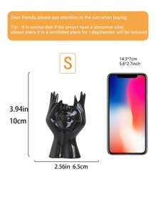 1pc White Ceramic Face Vase,Makeup Brush Storage Bucket, Female Form Head Half Body Bust Vases Boho Minimalism Decorative Modern Nordic Style Flower Vase For Home Living Room Office Decor