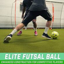 - Pelotas de fútbol Sala - para Juegos o práctica de fútbol Sala en Interiores o Exteriores, Elige un o Seis Unidades, Incluye Bomba - Paquete de seis - Ver 4