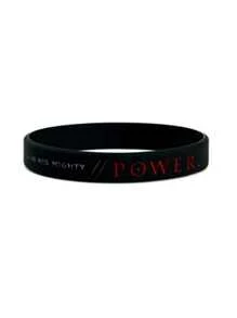1 pièce/3 pièces Bracelets en caoutchouc silicone Bible Pray Power of Faith