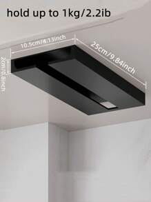 1/2 piezas Soporte colgante para copas de vino, Soporte de pared para copas de vino, Organizador de copas de vino sin taladrar para cocina - Multicolor - Ver 4