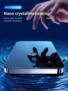 6-In-1 Screen Protector Set Compatible With IPhone 11/12/13/14 Pro Max/14 Plus/15/15 Pro/16/16 Plus/16 Pro/16 Pro Max, Includes 3 Tempered Glass Screen Protectors And 3 Camera Lens Protectors, Anti-Sweat And Anti-Oil, Transparent, Great Gift For Birthday, Family, And Friends, Mobile Phone Accessories - Clear - View 5