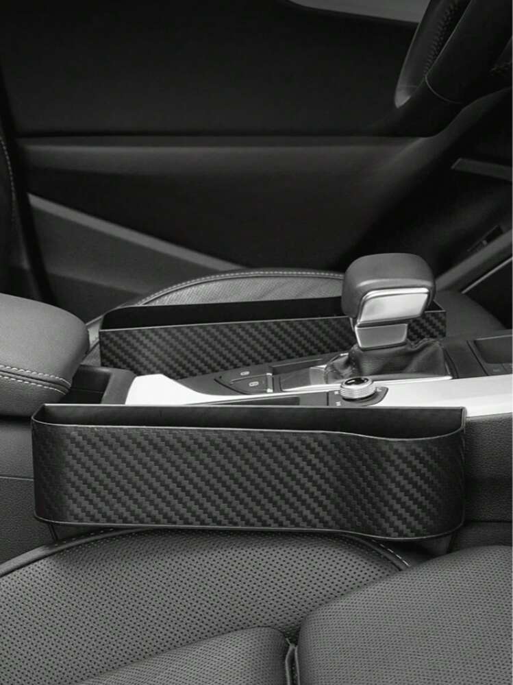 Car Seat Gap Storage Box - Large Capacity Design, Convenient Access, Prevents Items From Falling, Easy Installation, Suitable For Most Sedans, SUVs And Trucks - Perfect For Driver And Passenger Seats, Easy To Use, Keeps Car Interior Tidy, Car Seat Gap Storage Box, Armrest Storage Box, Practical Phone Holder - Multicolor - View 14
