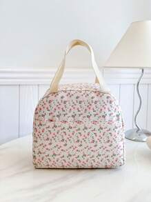 Portable Lunch Bag Waterproof Thermal Insulated Lunch Box Bento Pouch Dinner Insulation Bag Student Thickened Cute Lunch Bag Bag For School School Accessories School Stuff - Multicolor - View 4