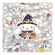 50PCS Cute Cinnamoroll Anime Cartoon Sanrio Stickers Fun Decals Gifts DIY Diary Suitcase Scrapbook Phone Laptop Kawaii Cute Sticker Gift - Multicolor - View 2
