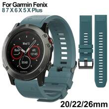 New Sports Style Straps For Garmin Fenix 8 7 7X 7S 6 6X 6S 5 5X 5S Pro Plus Band 20 22 26mm Strap For Forerunner 955 945 935 Instinct 2 Fenix3 Descent 1 2 Bracelet