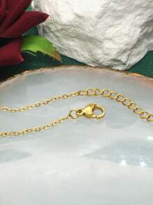 Conjunto de joyas para mujer de estilo bohemio de acero inoxidable, bañado en oro de 18 quilates, con colgante de concha verde en forma de corazón, pulsera y pendientes - Perfecto para uso diario, negocios, citas románticas, vacaciones, cumpleaños, Día de la Madre, San Valentín, regalos, fiestas y bodas, Mamá, Madre, Día de la Madre, Regalo