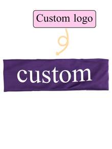 1PC Custom Solid Color Wide Headbands For Women, Cross Tie Hair Accessories For Sports, Yoga, Fashionable Girls' Turban Casual