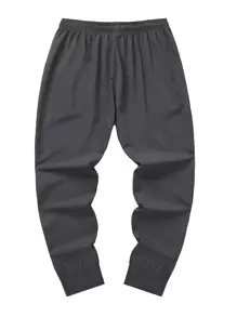Men's Athletic Long Pants, Lightweight Ice Silk Breathable, Quick-Dry, New Summer Fitness Training Running Basketball Drawstring Slim Fit Workout Trousers