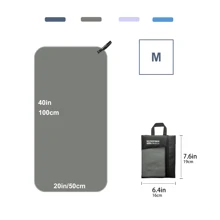 MUTAO 1pc Solid Color Quick-Drying Bath Towel With Net Bag Packaging, Simple Style Long Rectangle Ultra-Fine Fiber Soft Anti-Bacterial Non-Fading Water Absorbent Towel Home Bathroom Decor Back To School For Beauty Salon Home Bathroom Shower Towels For Beauty Salon, Hotel Sports,Home Essentials, Towel, Skin Care Bath Towel Sheet - Dark Grey - View 14