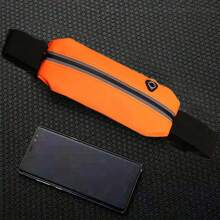 Pochete refletiva para corrida para homens e mulheres - Pochete ajustável à prova d'água com bolso para celular - Ótima para corrida ao ar livre e ciclismo