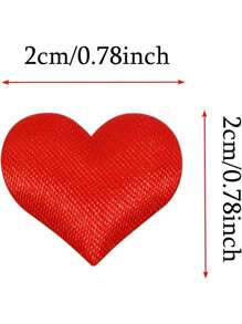 About 100Pcs Red Heart Shape Confetti For Wedding Valentines Decoration Party Supplies,DIY Heart Petals Wedding Decorations Satin Heart Shaped Fabric Artificial Flower Petals Birthday Table Party Supplies Confetti