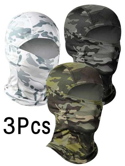4Pcs/1 Ski Mask For Men Women, Balaclava Face Cover, Shiesty Mask Sun Protector Lightweight For Motorcycle Snowboard Breathable Full Face Mask For Skiing Outdoor Sports