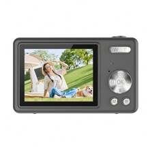 2.4英寸数码相机：5000万像素，16倍数码变焦，小巧便携，绝佳圣诞礼物