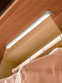 1 szt. Długie światło szafkowe, światło z czujnikiem LED, ciepłe światło, regulowane, ładowane przez USB, odpowiednie do sypialni, salonu, kuchni, garderoby, korytarza, łatwa instalacja, energooszczędne, miękkie oświetlenie, światło nocne