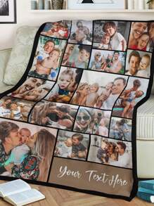 1 pieza Manta personalizada, mantas personalizadas con talla grande de 10 imágenes, mantas suaves y acogedoras personalizadas, regalo personalizado, manta personalizada como regalo de cumpleaños, transpirable, ligera, lavable, linda, amorosa, cálida, acogedora, suave, cómoda, simple, personalizada, única, para él, para ella, novio, novia, papá, mamá, familia, amigos, cama, coche, dormitorio, sala de té, sala de estar, sofá, para oficina, transpirable, ligera, lavable, divertida, linda, amorosa, suave, cómoda, elegante, simple, personalizada, única, regalos ideales para él, regalos ideales para ella, él, ella, novio, novia, papá, mamá, familia, amigos, para aniversarios, para el Día de la Madre, para cumpleaños, para el Día de San Valentín, para graduación, para el Día del Padre, para bodas, para inauguración de la casa, sofá, cama, coche, sala de té, dormitorio, baño, sala de estar, comedor