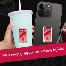 慢燃火柴乙烯基贴花 - 光面处理，可重复使用的自粘贴纸，适用于书籍和电子阅读器，防水、防紫外线和防刮擦，非常适合笔记本电脑、手机、水瓶、笔记本 - 书籍爱好者和读者礼物、学校用品、返校