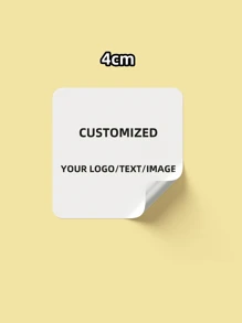 1~100Pcs Personalized Labels - Custom Stickers Square Stickers With Any Design Image Logo Text, Waterproof Stickers, Custom Thank You Labels Stickers Unique Ideal Gifts For Her Friends, Son, Daughter, School Students, Workers, Kids School, Home, Office, Multi-Functional, Adhesive, Exquisite, Stylish, Cute, Soft, Colorful, Cartoon, Ideal Gifts For Him, Ideal Gifts For Her, Her, Girlfriend, Dad, Boyfriend, Family, Mom, Friends, Son, Daughter, Home, School, Dining Room, Living Room, Bedroom, Tea Room, Office