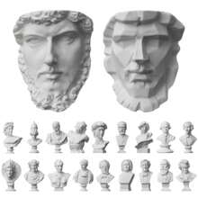 Minifiguur Beroemdheden Huisdecoratie Tekenen Oefening Gipsbeeld Beroemde Sculptuur Gipsbuste Portretten Griekse Mythologie