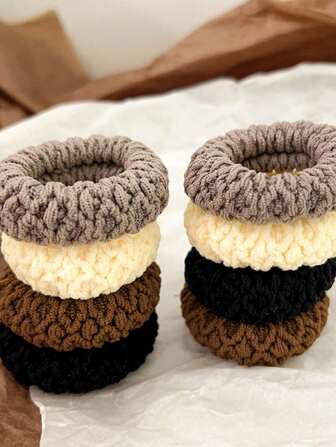 10 件/20 件高弹力发带，无缝马尾辫发圈，橡皮筋女士简约发饰，发圈，发绳