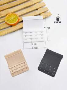 Bra Extender Hooks (Elongated), Underwear Accessories,Elastic, Adjustable, Underwear Extension Buckle, Bra Extension Buckle, Breasted Bra Back Buckle - Multicolor - View 1