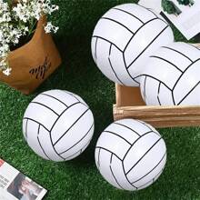 1pc PVC Inflatable Volleyball, Inflatable Beach Ball, Outdoor Lawn Interaction Item, Essential For Pool Party - Multicolor - View 4