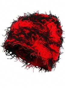 4 件套做旧针织毛绒帽子冬季厚款保暖毛线帽雪地帽骷髅头男士户外滑雪针织帽秋季装备