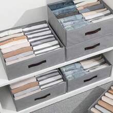 1PC Closet Storage And Storage System - Multi Grid Storage Box, Double Row Storage, Suitable For Storing Underwear, Underwear, Socks, Shirts, Sweaters, Pants, Etc. In Cloakrooms And Bedrooms