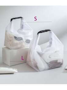 1 stuk waterdichte opbergtas, vlek- en vuilafstotende EVA make-uptas, crossbody opbergtas, reismake-uptas, opbergtas voor op het bureau, doorschijnende clutch. Zomerreizen, vakantie.
