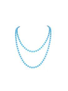 D EXCEED 1/2/4/5 PCS 1980s Long Neon Bead Nekalce For Women Neon Party Costume Accessories For Women Neon Artificial Bead Necklace Solid Color Bride Weddings Masquerade Festival Decorations Gifts