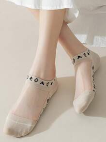 1/3/5 pares de calcetines de algodón para mujer, calcetines invisibles, calcetines cortos, calcetines blancos, calcetines grises, calcetines negros, calcetines para mujer, calcetines lindos, calcetines para niñas, para otoño/invierno/primavera/verano, con detalles de malla transpirable, diseño de agujero de riel guía transpirable, absorción de humedad, suaves y lisos, adecuados para diversas vacaciones, deportes, ocio, negocios y otros usos diarios, se pueden usar durante todo el año, las combinaciones de colores son aleatorias.
