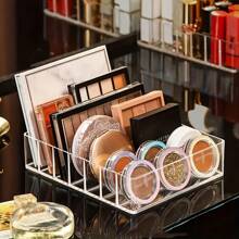 Makeup Storage Box, Suitable For Eyeshadow Palette Storage Box, 7-Segment Separation Makeup Palette Storage Box, For Dressing Table Drawer Countertop Modern Cosmetic Storage