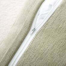 1 pièce de housse de coussin vert en chenille avec un design élégant. Coussins décoratifs doux et luxueux pour le canapé, le lit et la décoration de la maison, housses de coussin de Noël