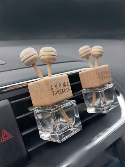 2入組車用空氣出風口夾香水瓶,小巧可愛且實用的車裝飾品