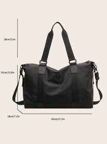 1 件旅行包男士单肩健身包周末包手提包大容量扩展带拉链商务旅行度假医院返校适合青少年夏季休闲户外运动或度假旅行或毕业礼物或生日礼服配饰 - 彩色 - 查看 11