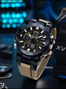 BIDEN 1块多功能圆形数字运动手表，适合日常佩戴，是馈赠佳品。