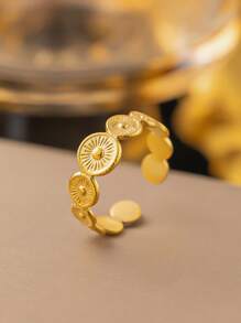 1 件可调节不锈钢嘻哈风格戒指 - ring - 查看 18