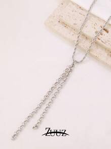 1pc Fashion Stainless Steel Chain Necklaces For Women Choker Jewelry Best Friends Gifts