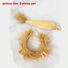 1pc King Of The Forest Big Lion Headband, Animal Lion Ears Headband, Costume Prop Lion Headband, Lion Ears Headband, Animal Cow Ears Headband, Animal Sheep Ears Headband - Suitable For Halloween, Christmas Costumes